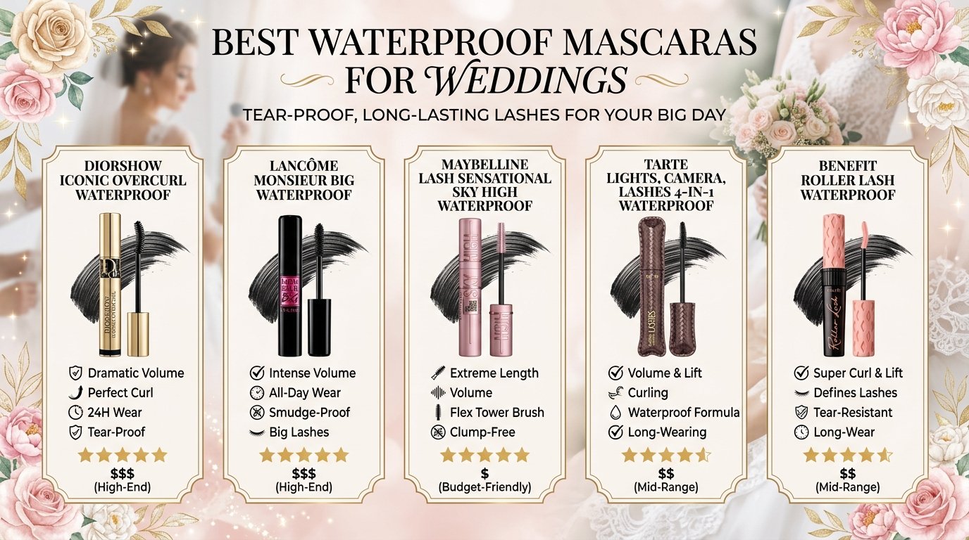 Best Waterproof Mascaras for Wedding