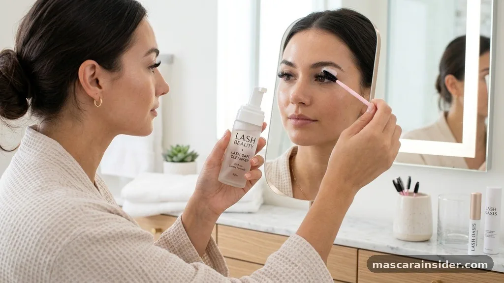 Addressing Common Concerns Regarding Lash Health - can you wear mascara with eyelash extensions