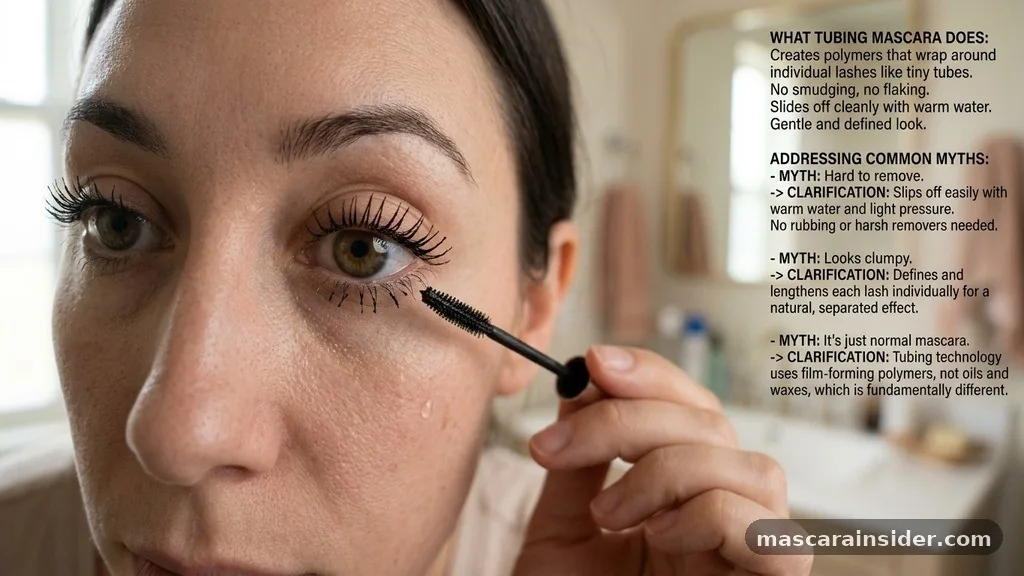 Addressing Common Myths and Clarifications - what does tubing mascara do