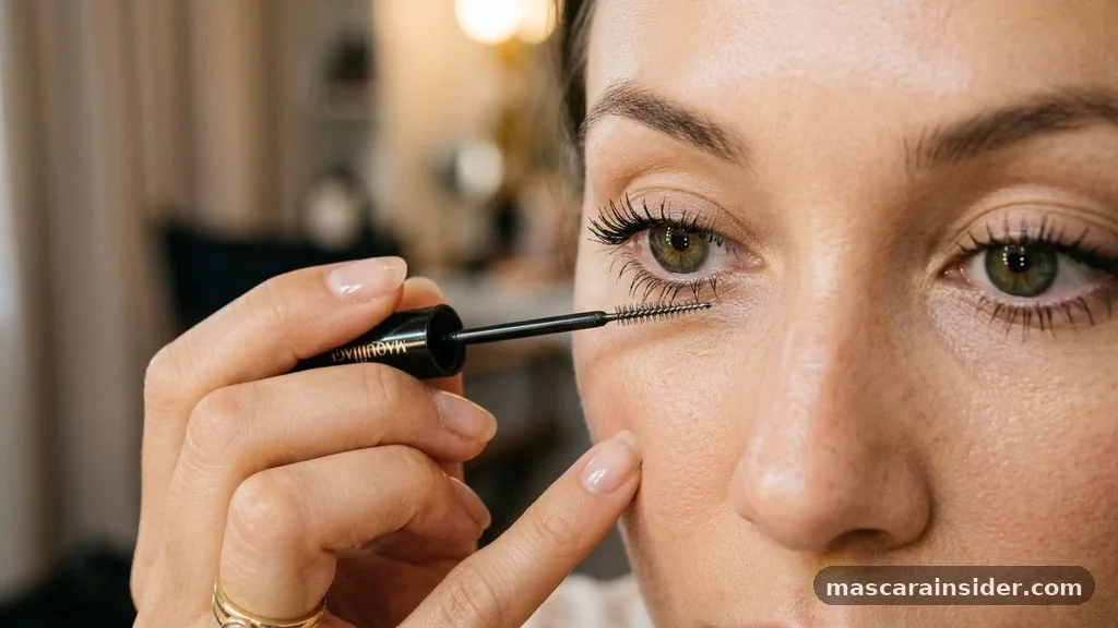 Addressing the Bottom Lash Line - how to put on mascara