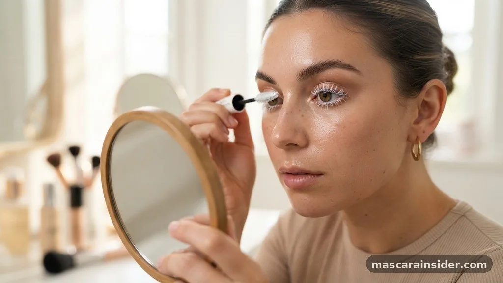 Applying an Eyelash Primer as a Base - how to make mascara waterproof