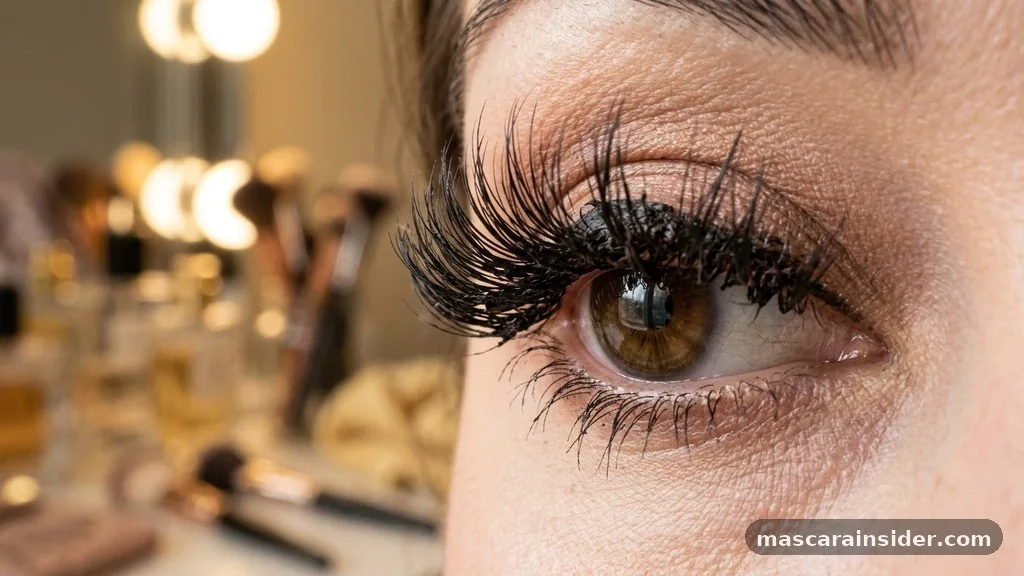can i put mascara on lash extensions