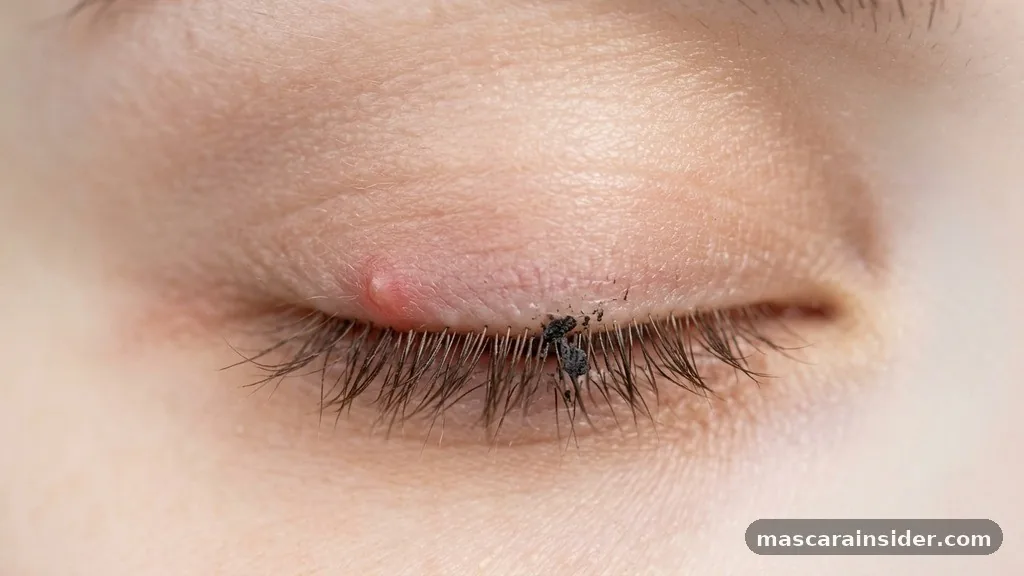 can i sleep with mascara on