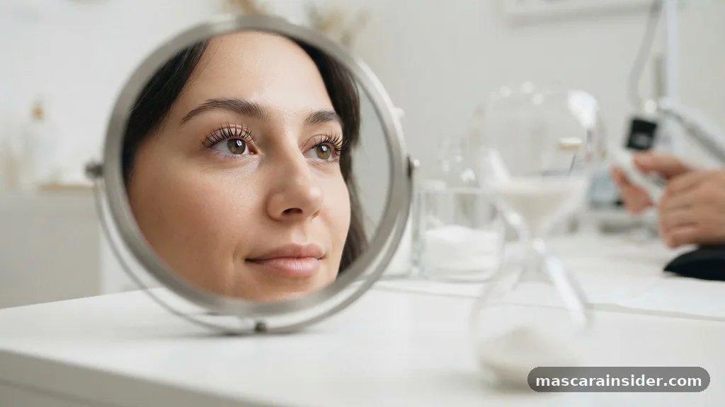 can i wear mascara after a lash lift