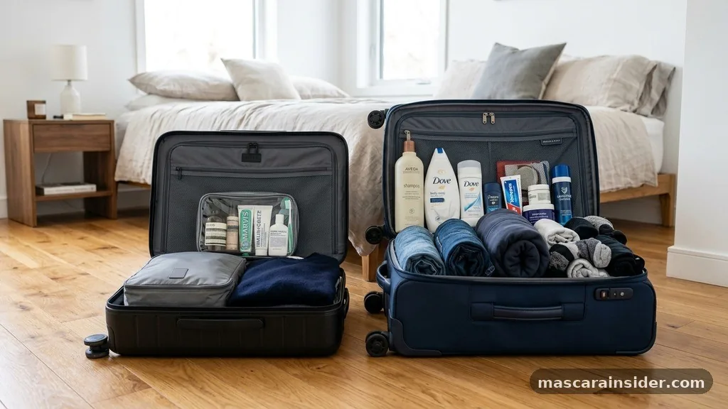 Carry-on Versus Checked Luggage Differences - can you take mascara on a plane