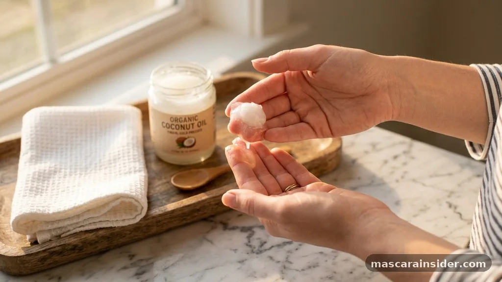 Coconut Oil - how to take off waterproof mascara without makeup remover
