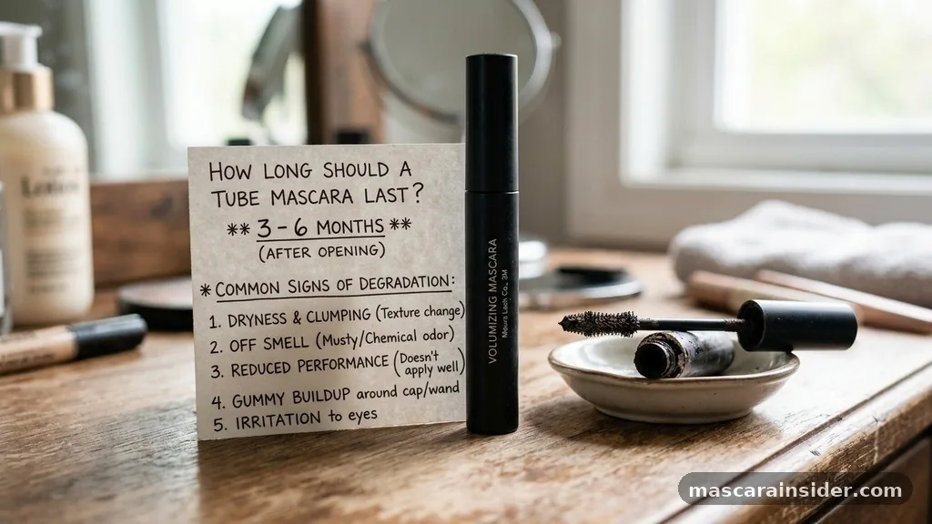 Common Signs of Product Degradation - how long should a tube of mascara last