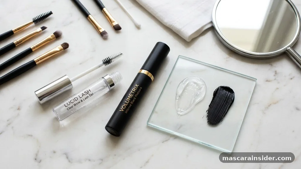 Comparing Cosmetic Options - does clear mascara work