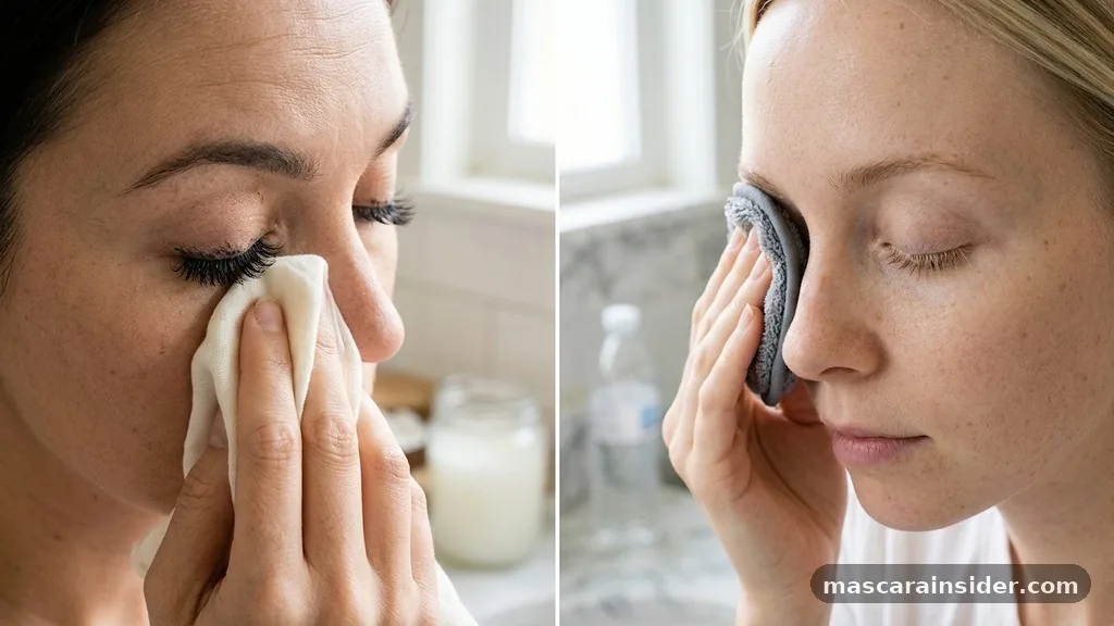 Comparing Removal Methods for Different Lash Types - how to take off mascara without makeup remover