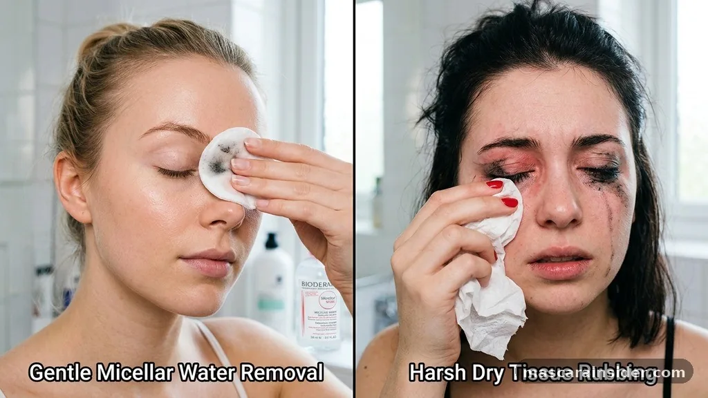 Comparing Removal Techniques - is it bad to sleep with mascara on