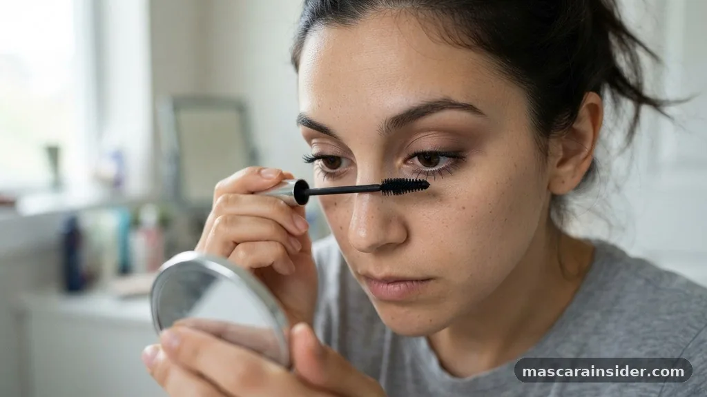 Dealing with Deep-Set or Hooded Eyes - how to put mascara on bottom lashes