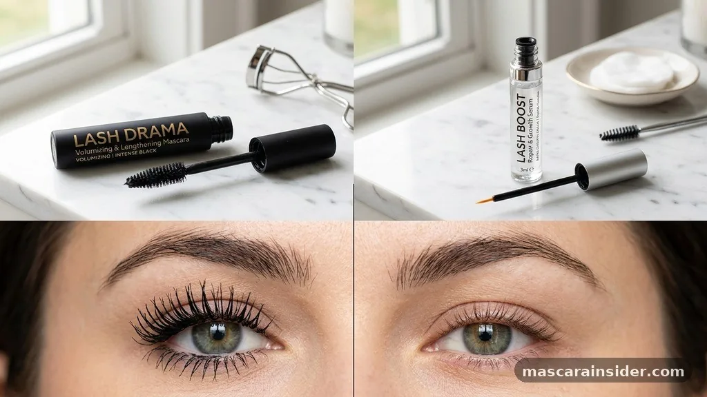 Distinguishing Between Makeup and Lash Serums - does mascara make your eyelashes longer