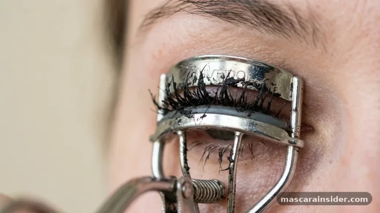 do you curl your lashes before or after mascara