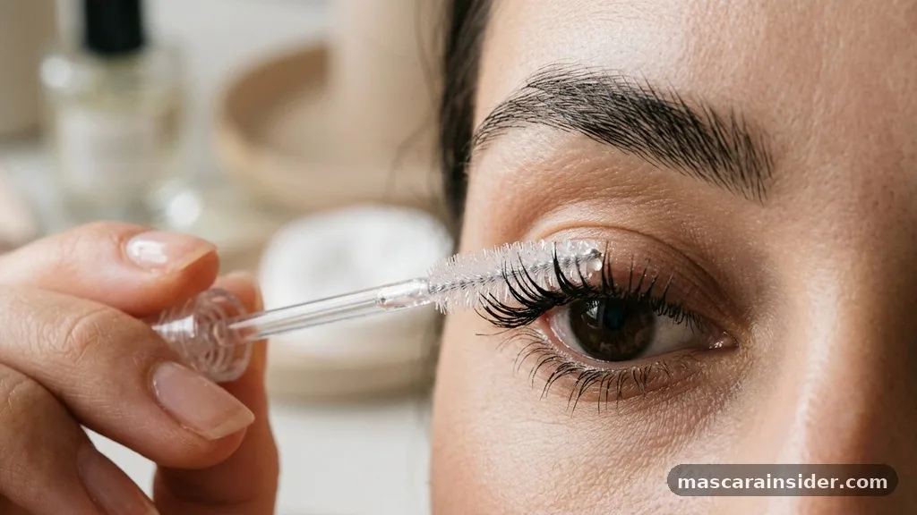 does clear mascara work