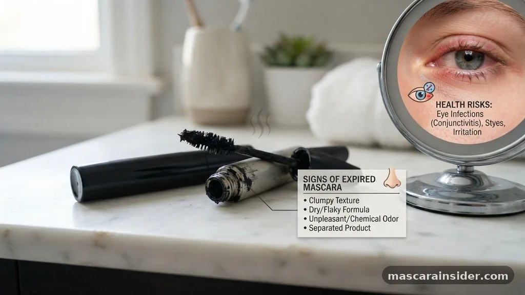 Health Risks of Using Old Makeup - how to tell if mascara is expired