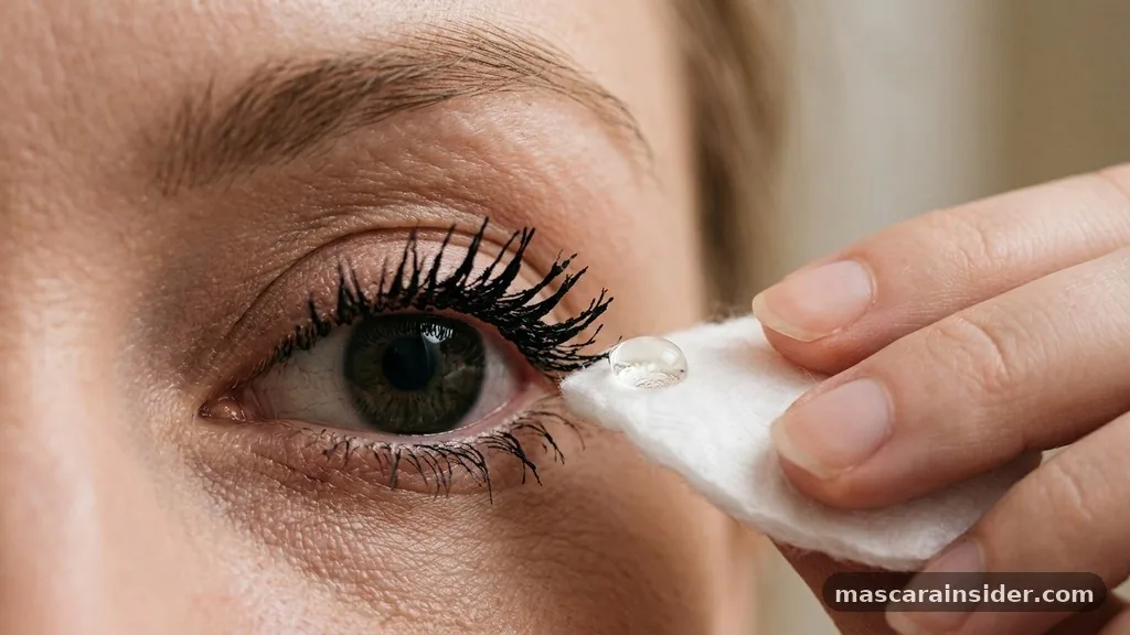 how do i get waterproof mascara off