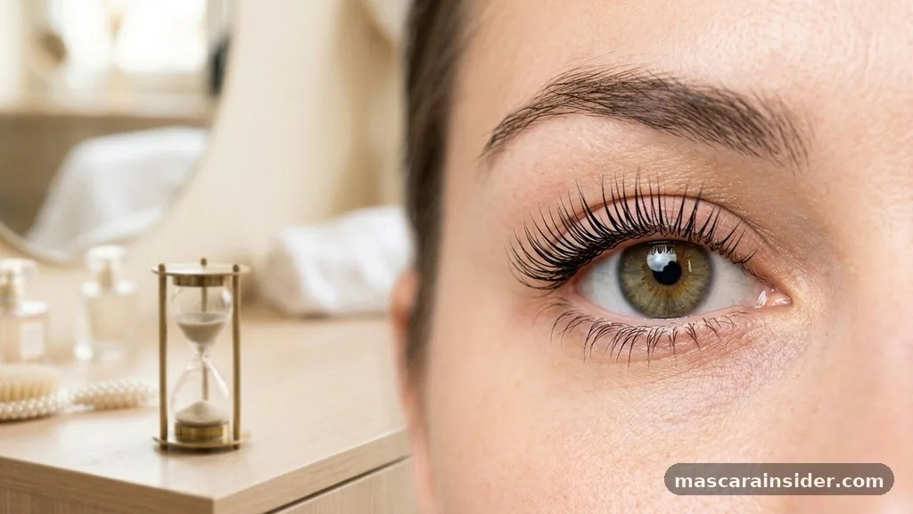 how long after a lash lift can i wear mascara