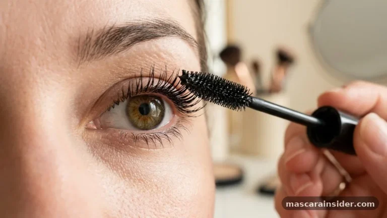 how to apply mascara without clumping