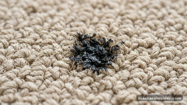 how to get mascara out of carpet