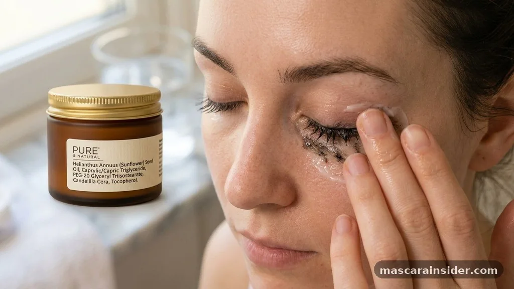 how to get waterproof mascara off with water