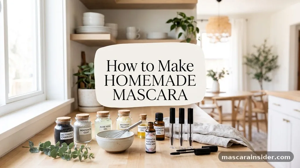 how to make homemade mascara