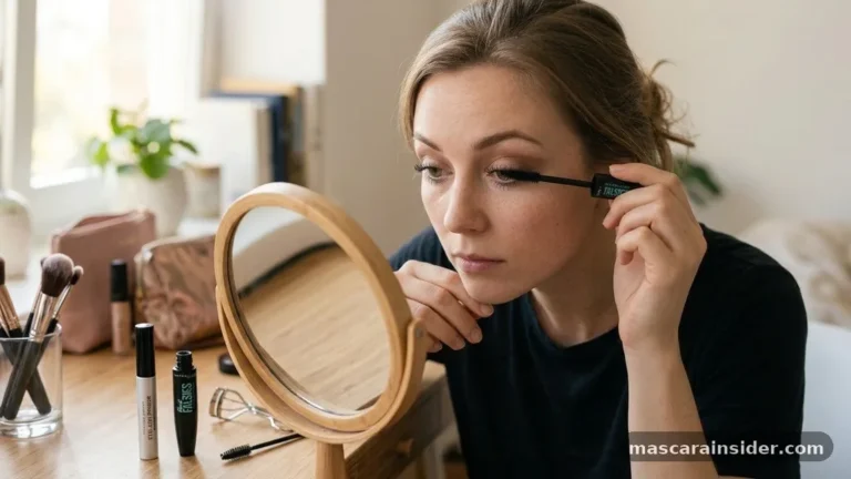 how to properly apply mascara