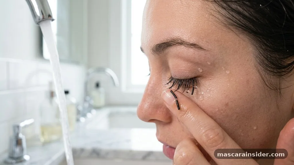 How to Properly Rinse Tubing Formulas - how to wash off mascara