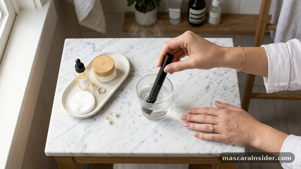 how to revive dry mascara