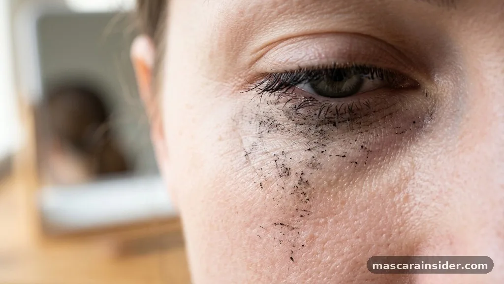 how to stop mascara from smudging under eyes