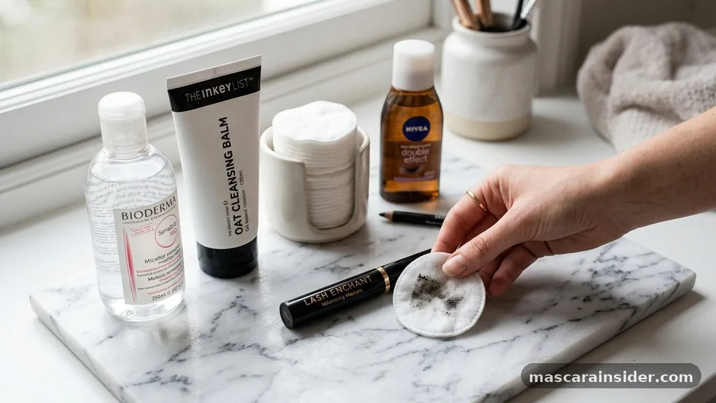 how to take mascara off