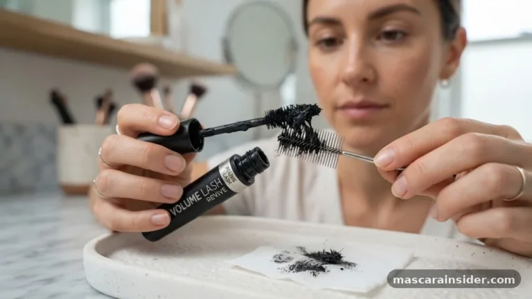 how to unclump mascara