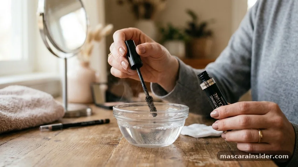 how to unclump mascara
