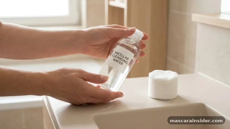 how to wash off mascara