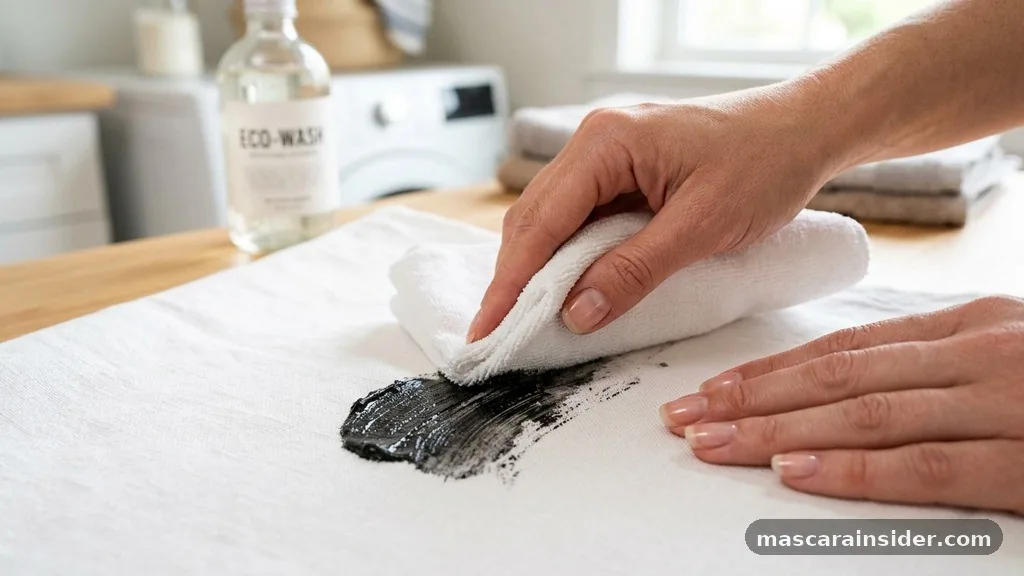 Immediate Response and Blotting Techniques - how to remove mascara from clothing