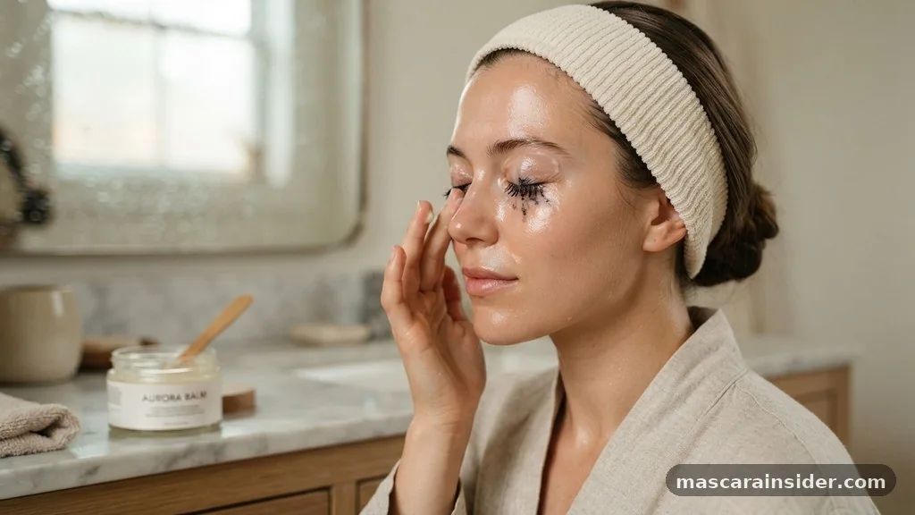 Mastering the Double Cleansing Method - how to wash off mascara