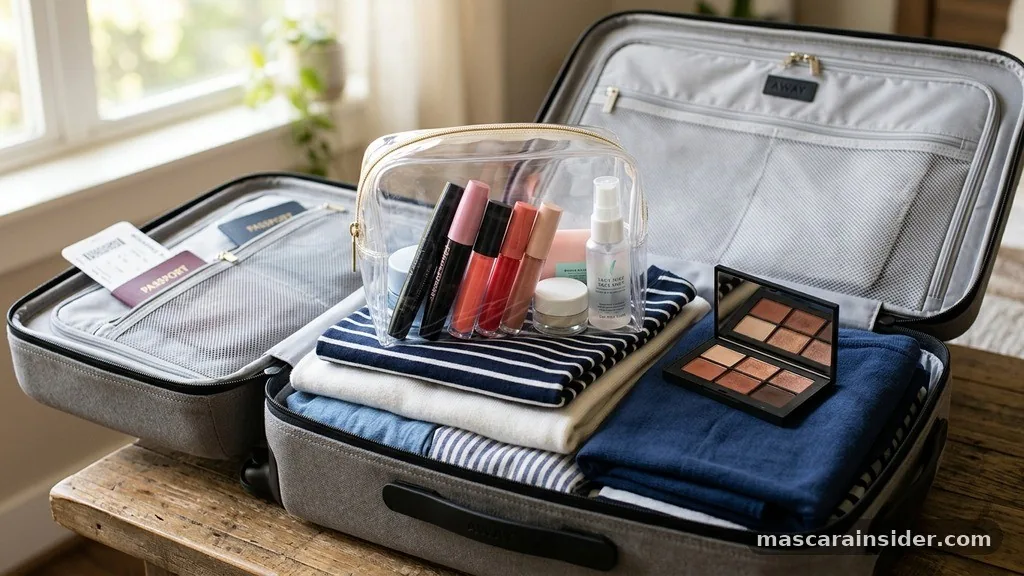 Packing Your Makeup Efficiently - does mascara count as a liquid
