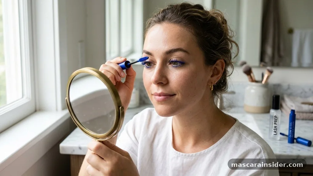 Preventing Smudging and Clumping - how to wear blue mascara