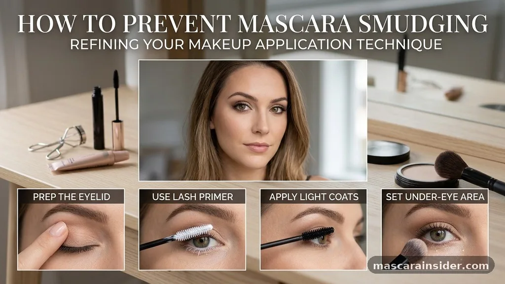 Refining Your Makeup Application Technique - how to prevent mascara from smudging