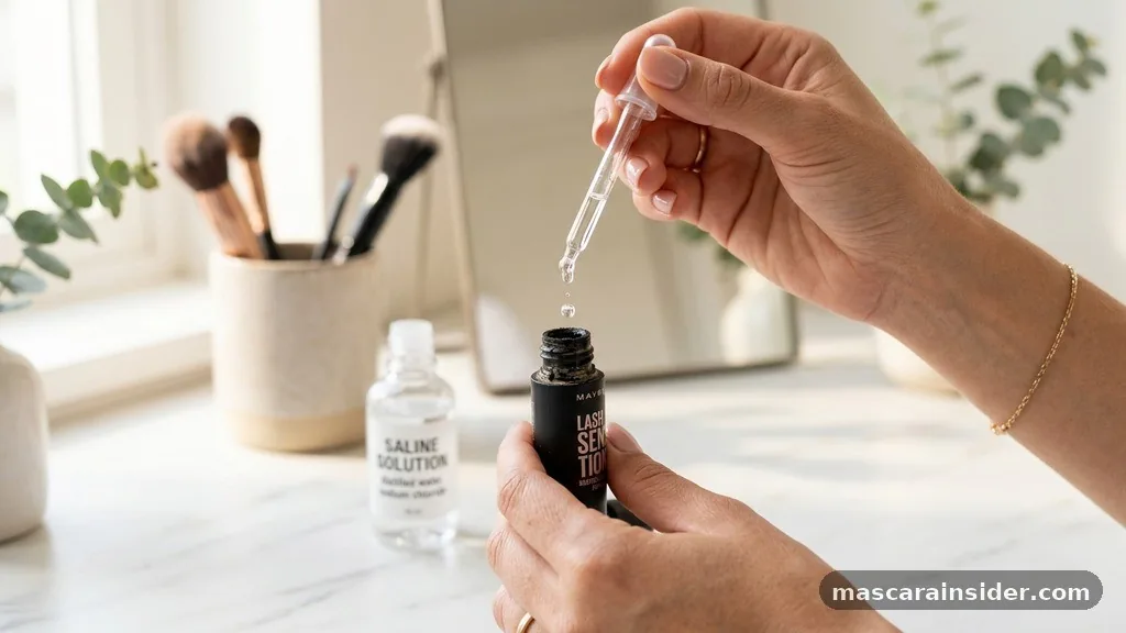Restoring Texture with Simple Liquid Additives - how to revive mascara