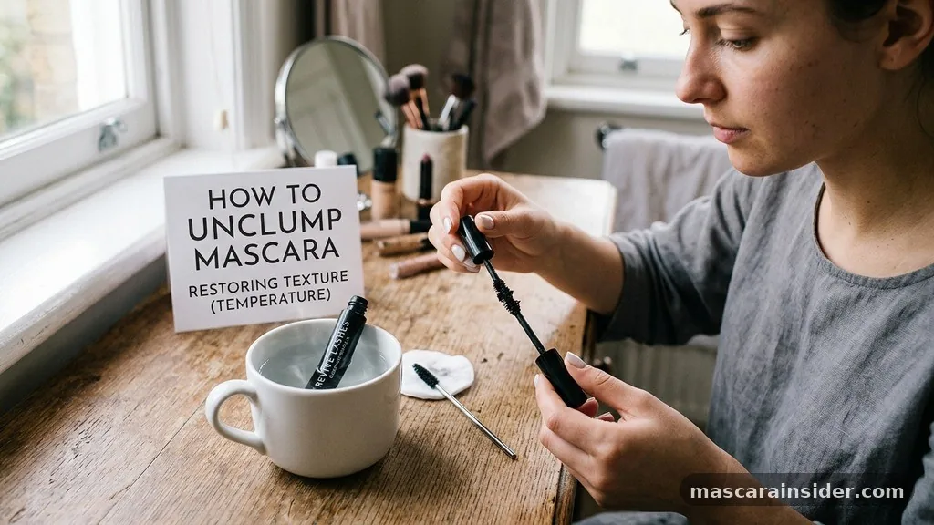 Restoring Texture with Temperature - how to unclump mascara