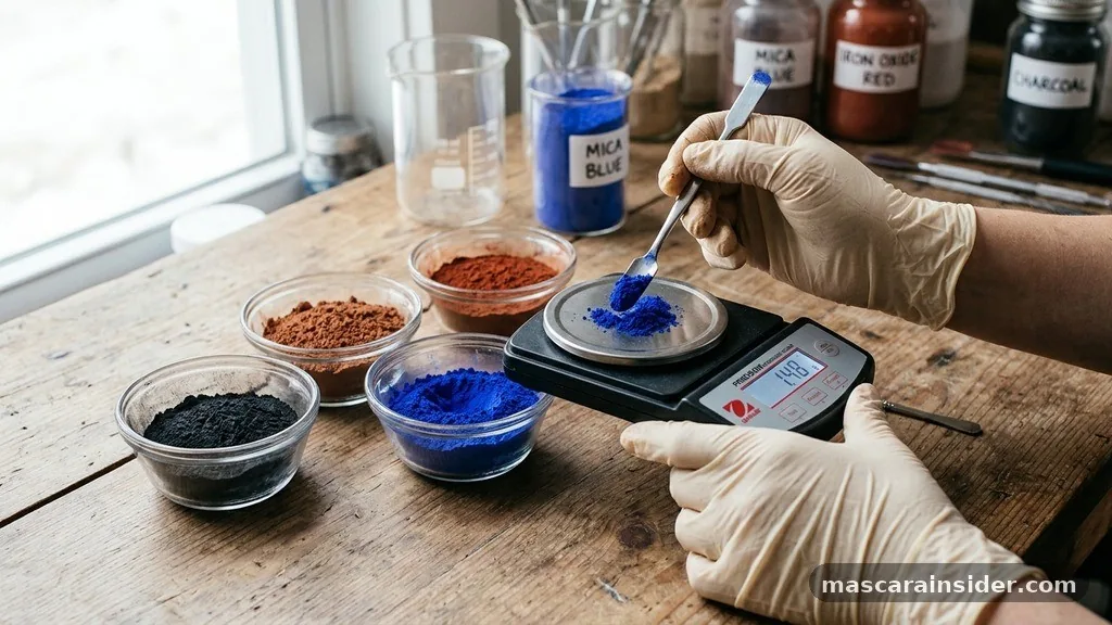 Selecting Pigments for Desired Color Intensity - how to make mascara