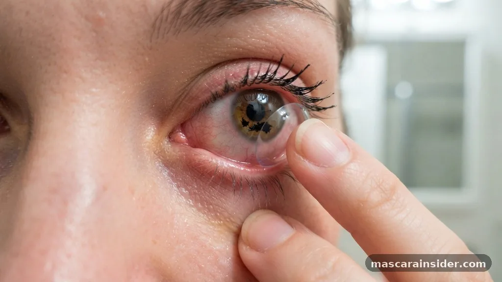 Specific Dangers for Contact Lens Wearers - what happens if you sleep with mascara on