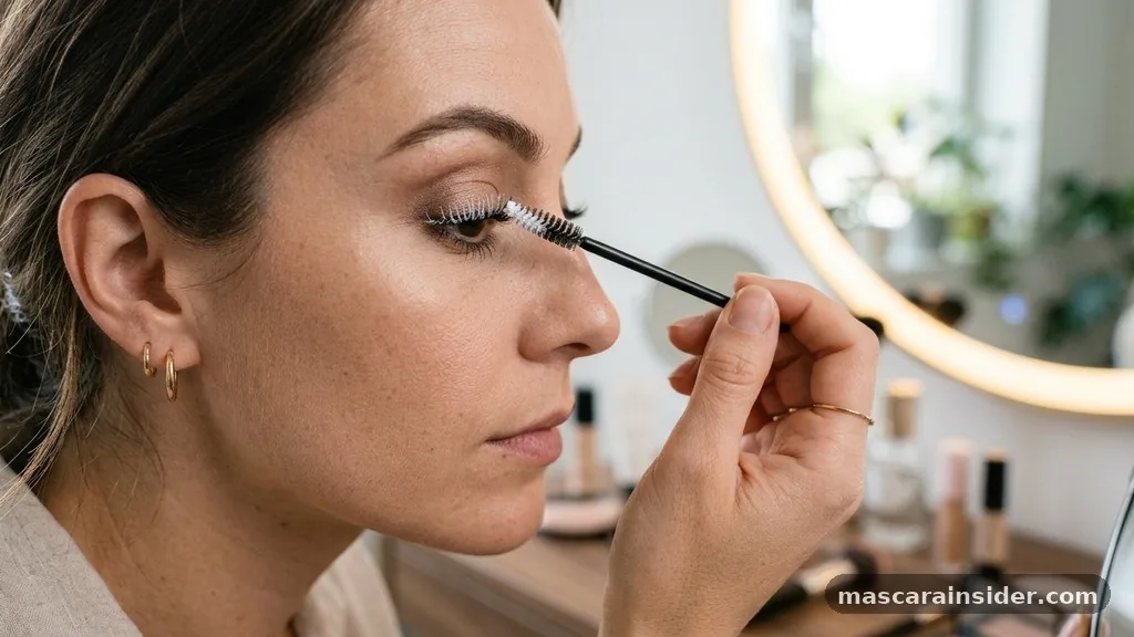 Step-by-Step Application Technique - how to apply mascara primer