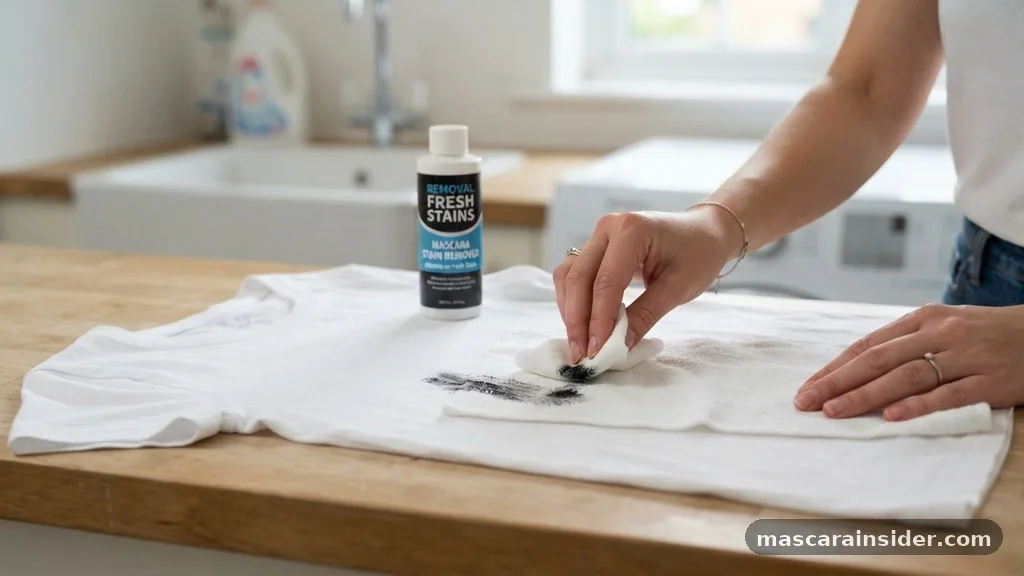 Step-by-Step Removal for Fresh Stains - how to remove mascara from clothes