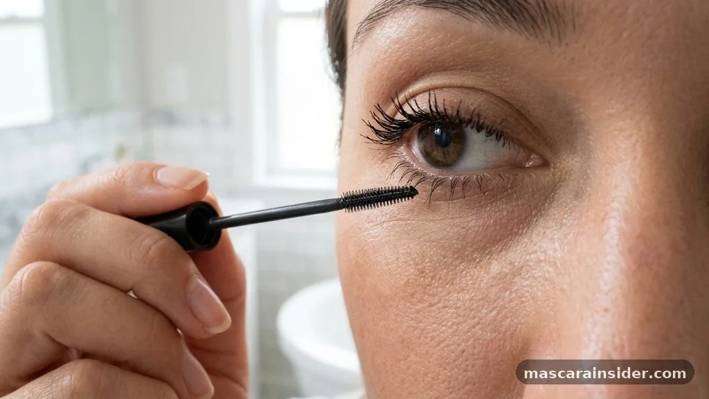 Techniques for Bottom Lash Definition - how to use mascara