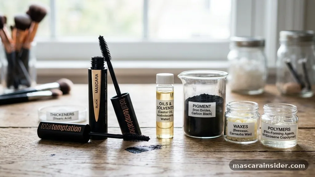 The Chemical Composition Behind the Product - what is a mascara