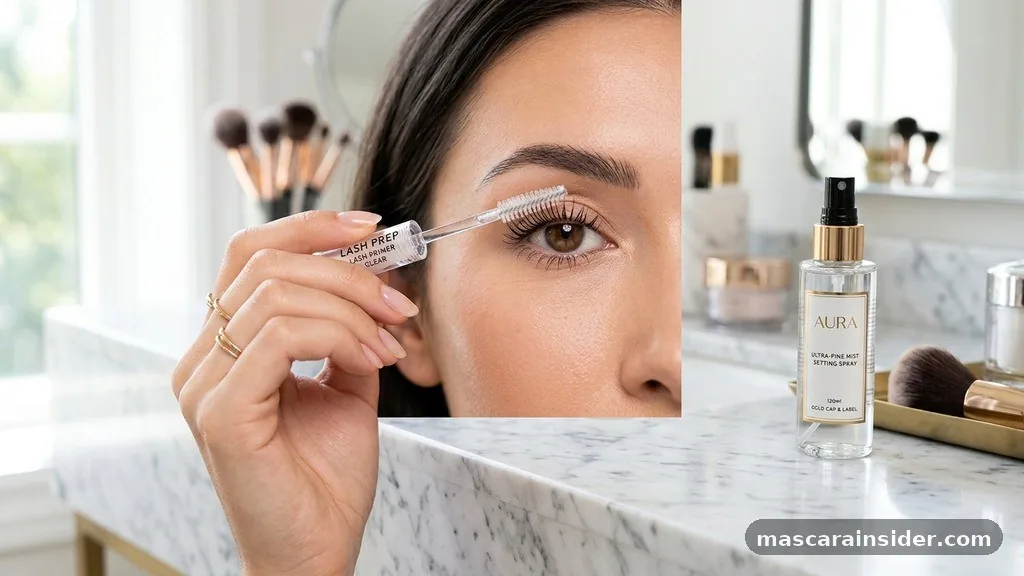 The Role of Lash Primer and Setting Spray - how to stop mascara from smudging under eyes