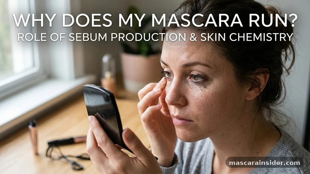 The Role of Sebum Production and Skin Chemistry - why does my mascara run