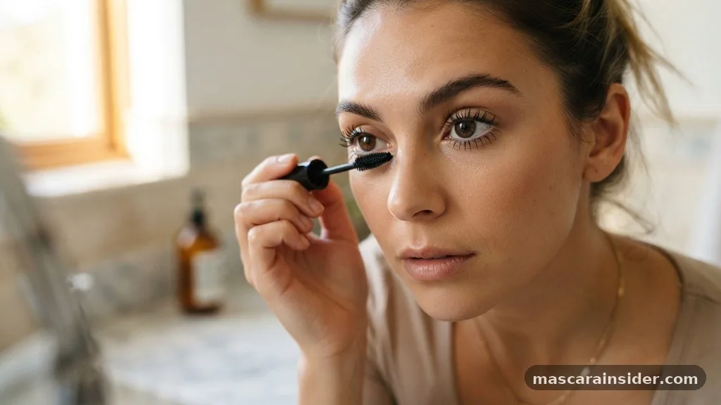 The Vertical Hold Method - how to put mascara on bottom lashes