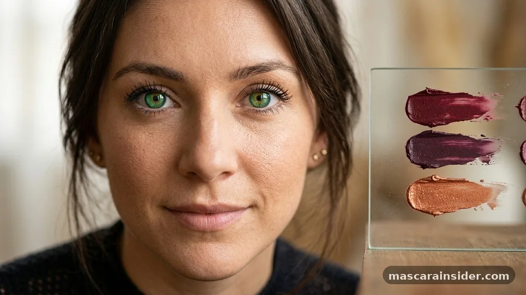 Understanding Color Theory for Green Irises - what color mascara for green eyes